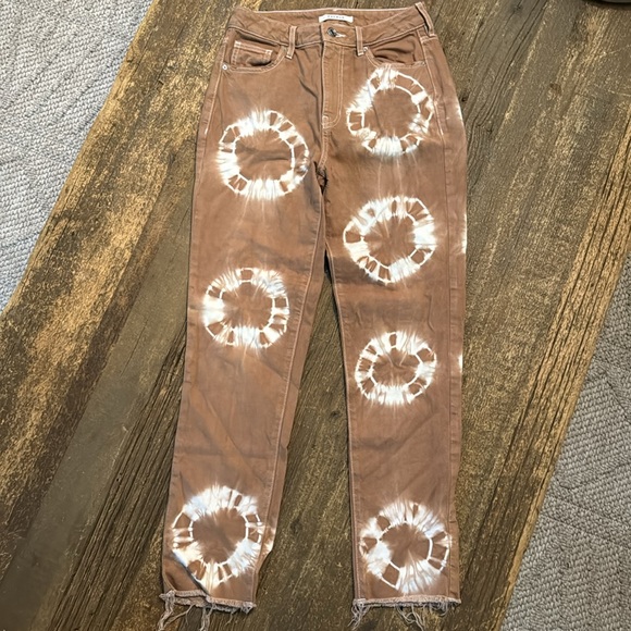 Pacsun Eco Tan Tie-Dyed‎ Mom Jeans - Picture 4 of 13